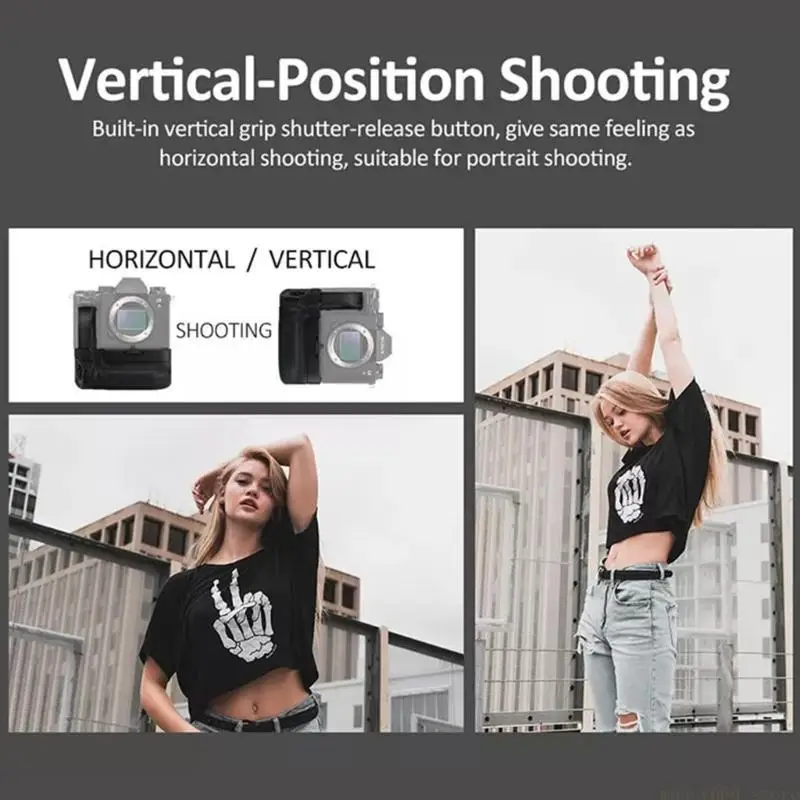 F62C for A7 A7R A7S ILCE-7 Extended Vertical Grip VG-C1EM Battery Grip Extended