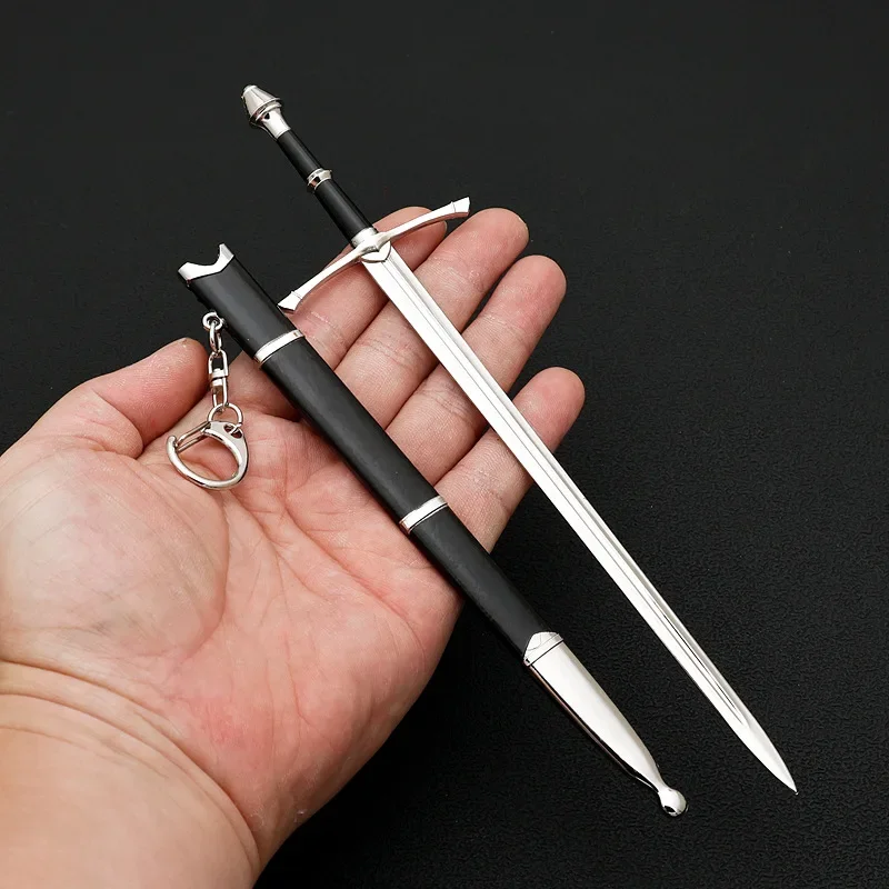 22cm Aragorn Narthil Weapon Sword Keychain The LoTR Earendil Strider Sword Movies Peripheral Samurai 1:6 Collection Decor Crafts