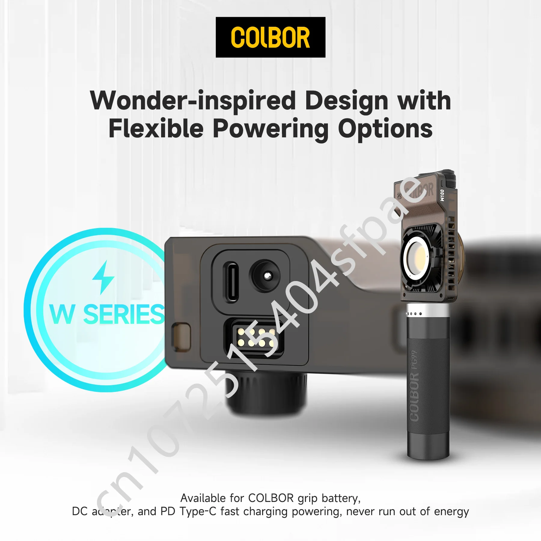 Colbor W100 Wonder 100W COB LED Video Light Photography Lighting for Photography Video YouTube TikTok Outdoor Shooting