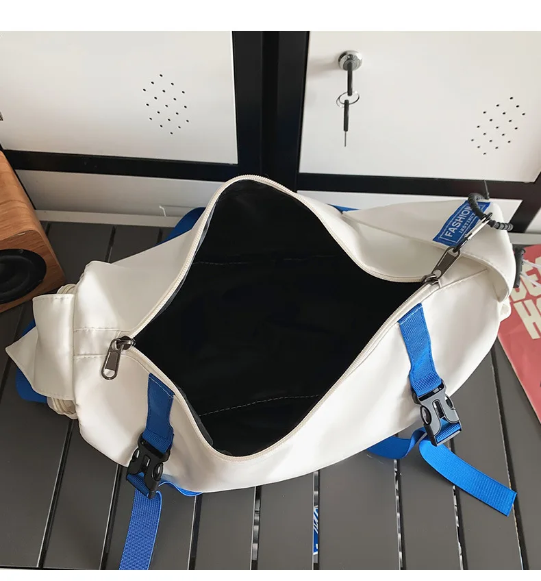 Crossbody Bag Men's Trendy Brand Japanese Harajuku Large Capacity New Versatile Workwear Bag Women's Simple Shoulder Bag