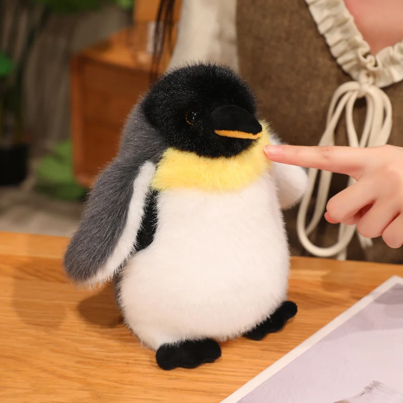 20/27cm Kawaii Little Penguin Plushie Small Baby Penguin Stuffed Animal Cute Polar Friend Fluffy Soft Toy Perfect Aquarium Gift