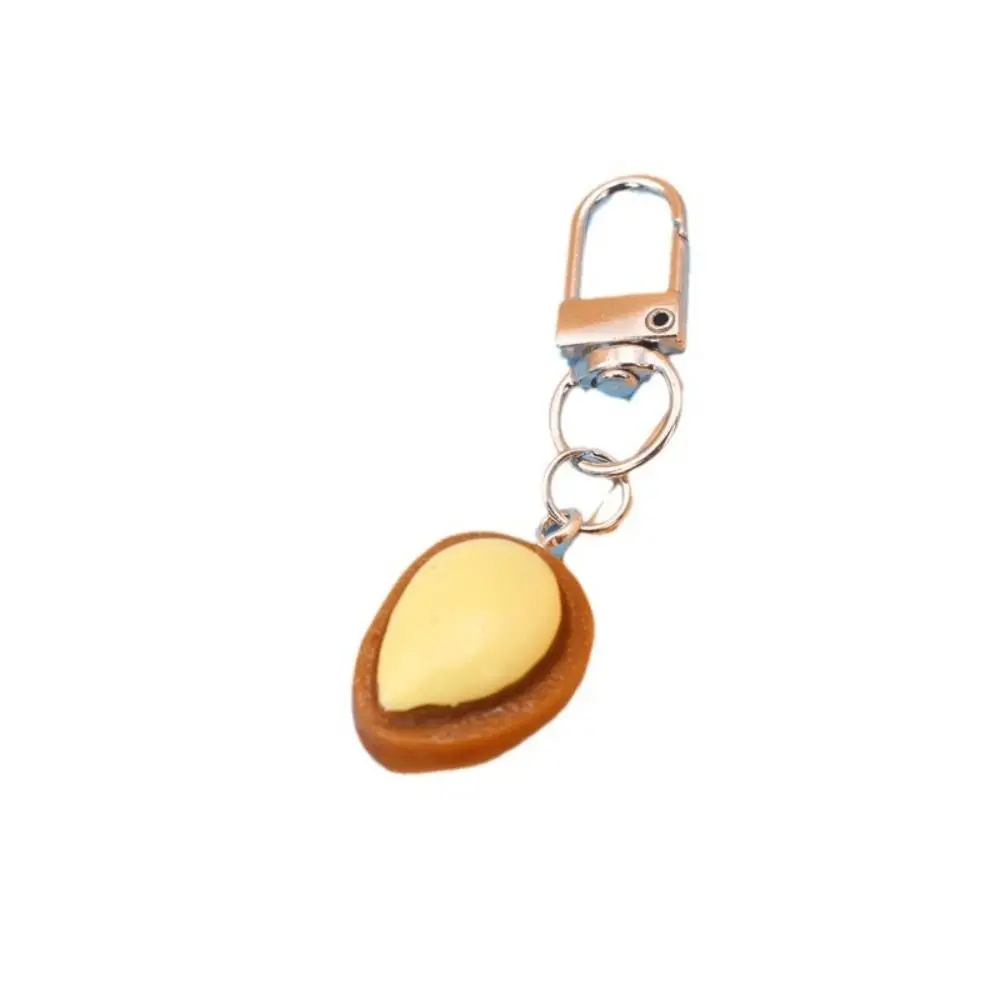 Bag Pendant Cute Simulation Food Toy Keychain Mini Creative Nut Pendant Key Ring Almond Pistachio Nut Car Charm Key-Ring Student