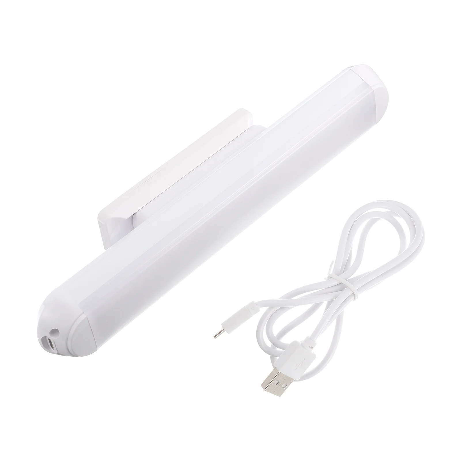 Luz de espejo de maquillaje con carga Usb, iluminación frontal magnética para tocador, baño, Hotel, viaje, lámpara Led portátil, 1 Juego