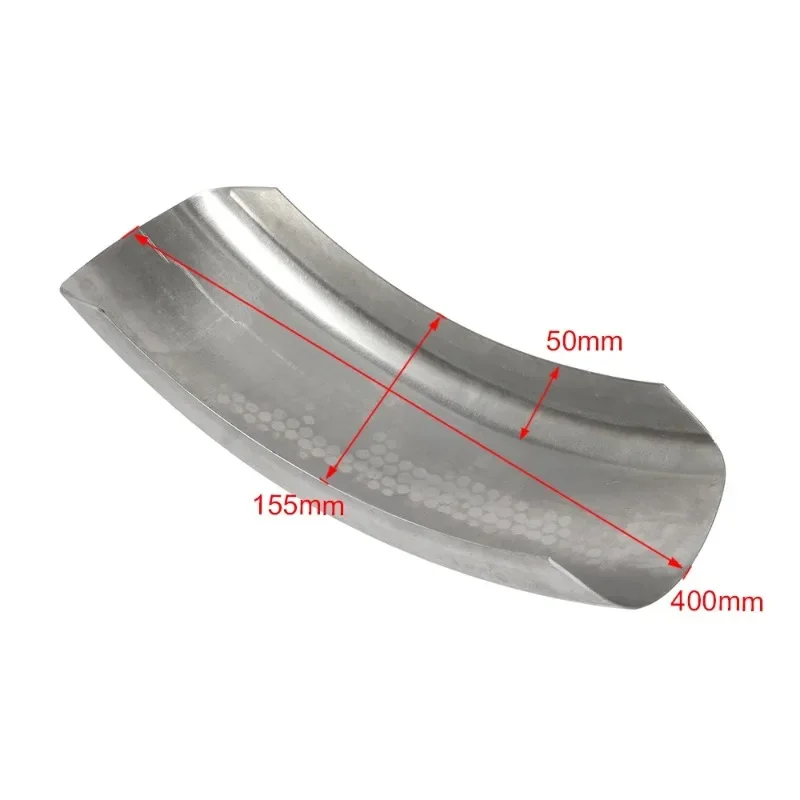 

6.1" Motorcycle Cafe Racer Rear Wheel Fender Protector Mudguard Short/ Long Mudflap Unpainted Steel for Honda Yamaha Suzuki