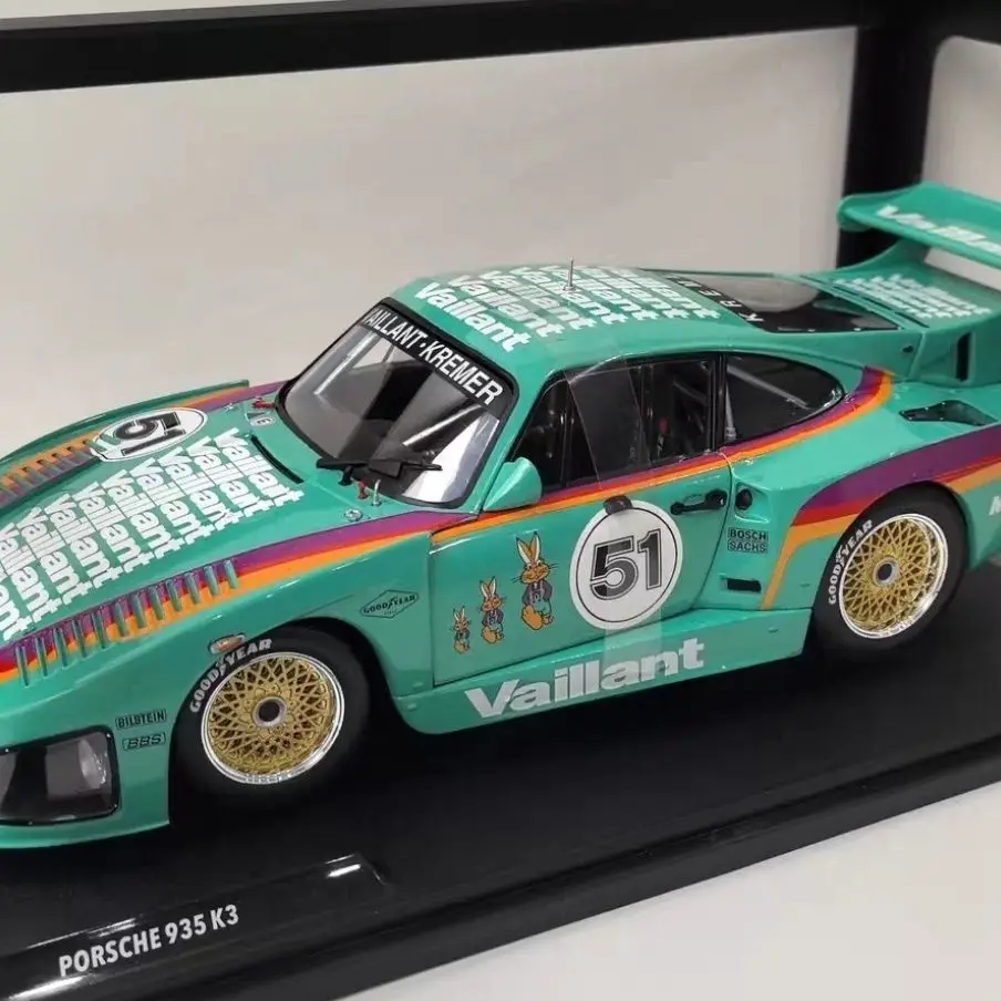 

SOLIDO 1/18 Porsche 935 K3 LM # Модель автомобиля из сплава 51, две двери для рулевого управления