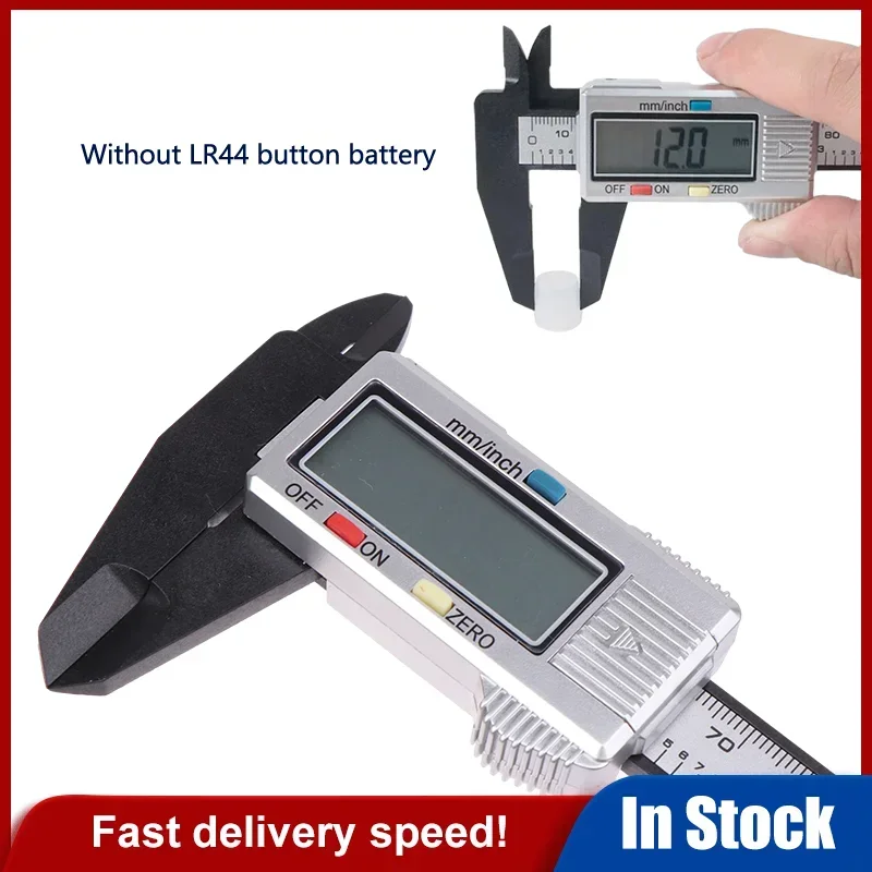 1Pc マイクロメーター測定ツールデジタル定規 150 ミリメートル電子デジタルノギスカーボンファイバーダイヤルノギスゲージ