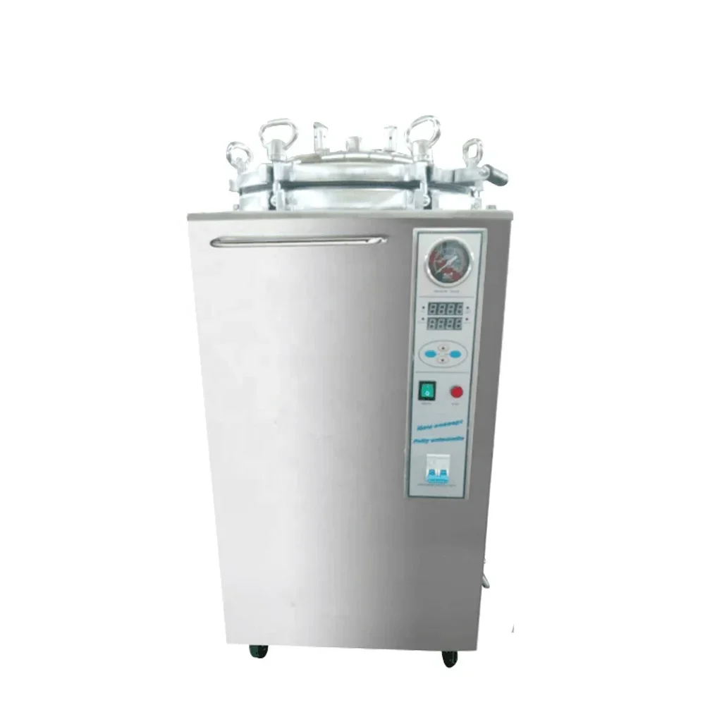 Lab Stainless Steel Autoclave Medical 100L 85L Capacity Autoclave Vertical Autoclave