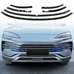 For BYD Song Plus Seal U DM-i / Sealion 6 2023-2025 Car Exterior Front Center Grille Grill Molding Strip Cover Trim 8pcs