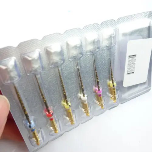 Easyinsmile Endodoncia Dental Endo Rotary Files Pro Gold Large Taper SX S1 F1 F2 F3 NITI Root canal  File 21 25MM 31MM 6Pcs/pack