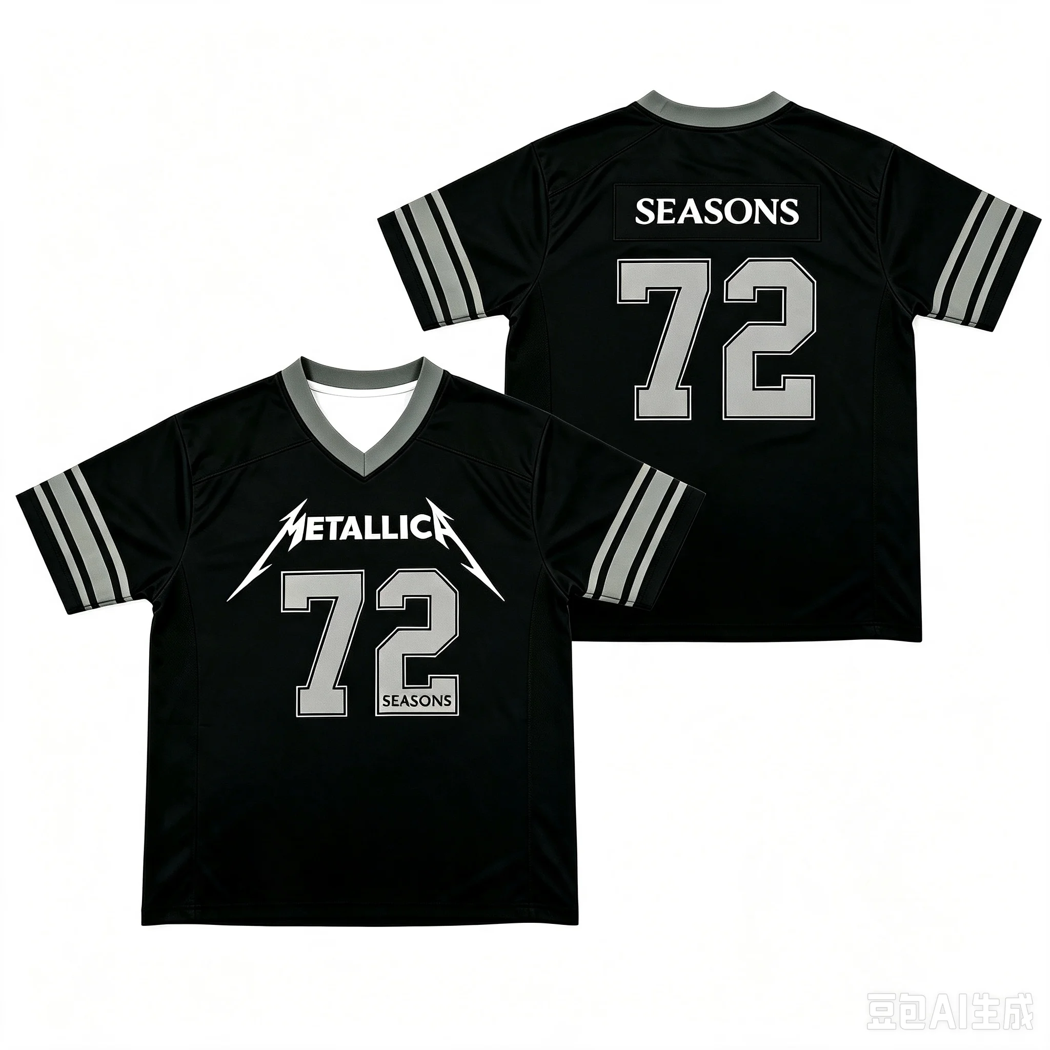 1 Stück Metallica M72 Tour Fußballtrikot T-Shirt, Kinder Herren Damen Sommer Sportshirt Atmungsaktives Schnelltrocknendes Sweatshirt T-Shirt