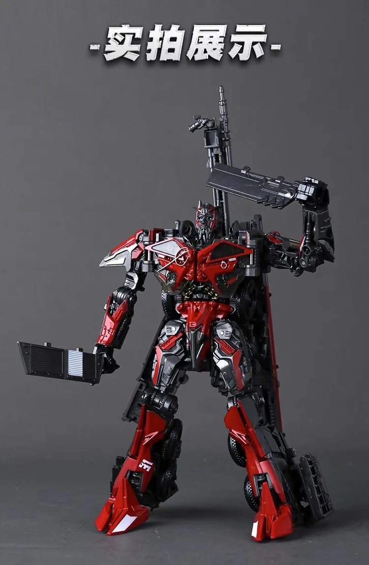 Robot de transformación de juguete para niños, robot de coche, modelo de estatuilla de coche de aleación