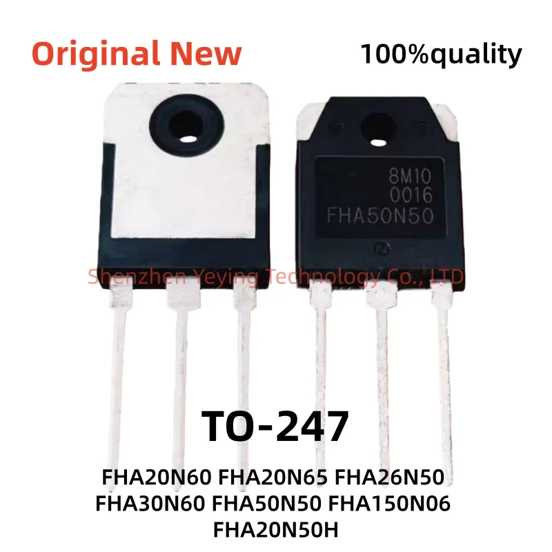 10Pcs/Lot 100% New Fha20N60 Fha20N65 Fha26N50 Fha30N60 Fha50N50 Fha150N06 Fha20N50H To-247