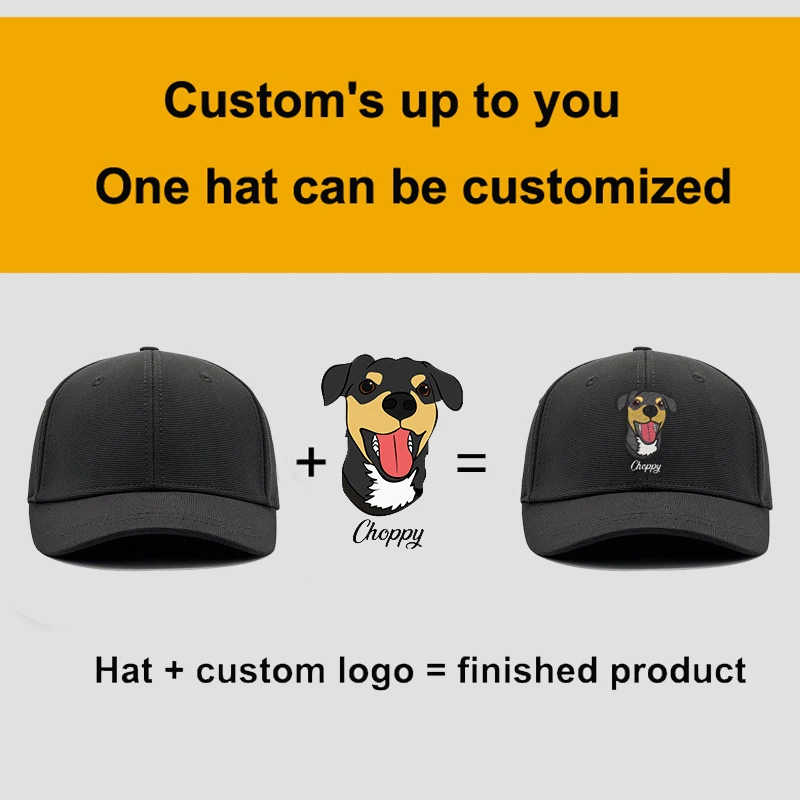 5cm Kurzes Visier Fitted Cap mit Individuellem Logo Baseballkappen für Männer und Frauen Text Grafik Team Stickerei Atmungsaktive Netz-Dad-Mütze Große Größe – Detail 1