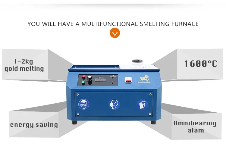 SuperbMelt 1kg mini electric Induction Gold melting machine