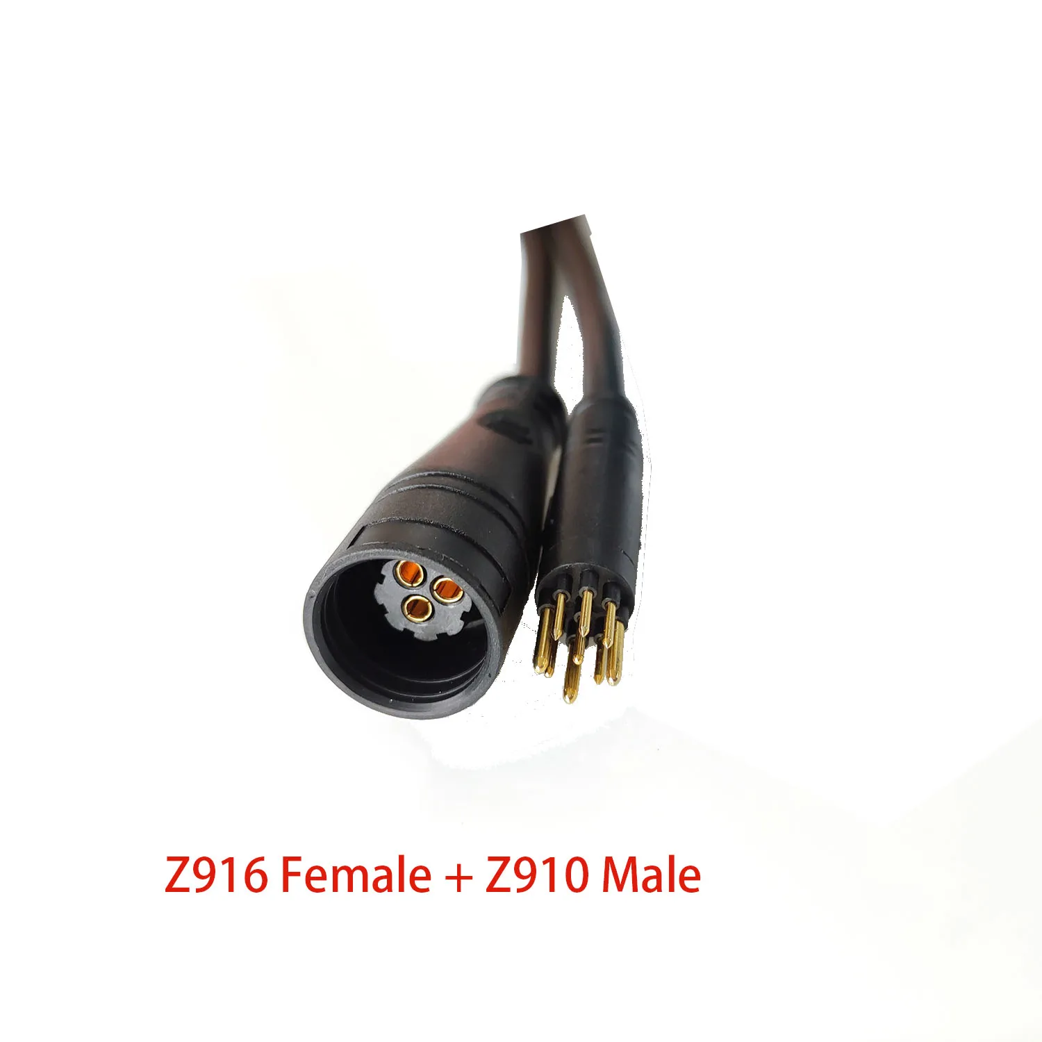 Z916 Female/Male with  Z910 Male/Female 9 pin extension cable for BAFANG Motor FAT BIKE waterproof connector