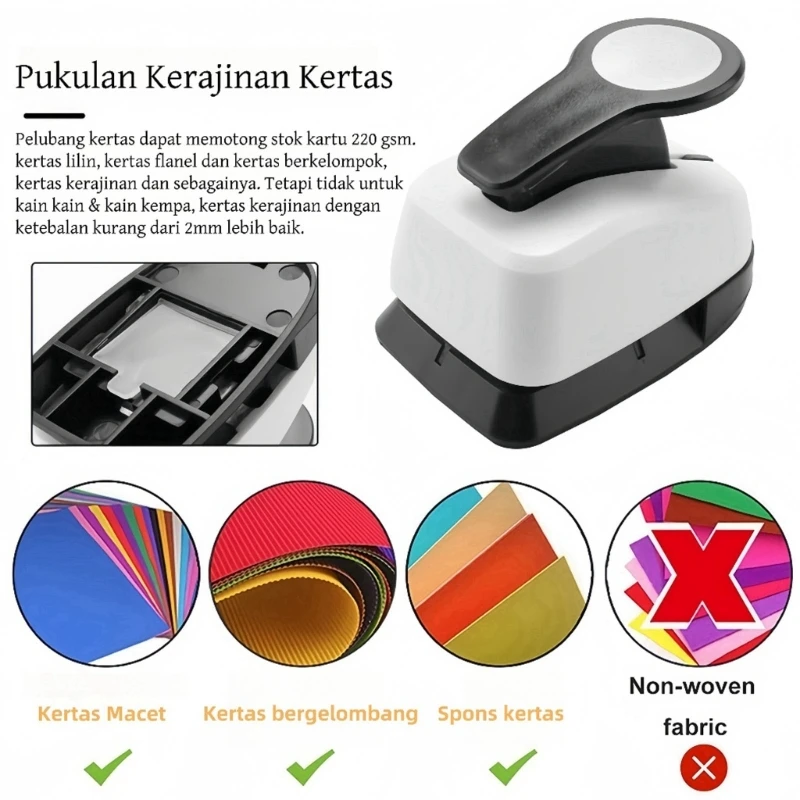 多目的紙パンチャー単穴パンチャークリエイティブパターンパンチングマシンアートクラフトカード作成スクラップブッキング用