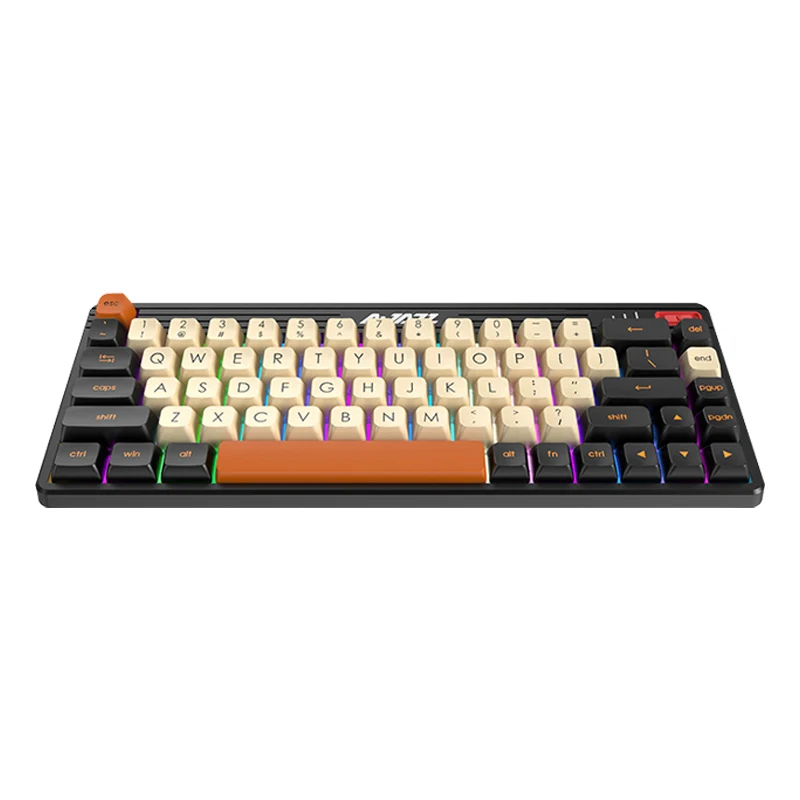 

K690T Wireless Bluetooth Mechanical Keyboard Three-mode Customized Hot Swap White Axis Tea Axis Red Axis Boys and Girls