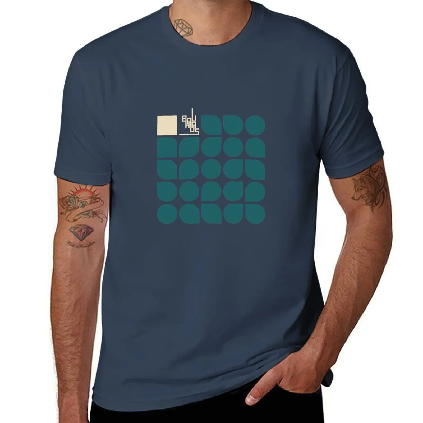 

BAUHAUS minimalistic basic shapes logo T-Shirt Holiday Outdoor T-Shirt