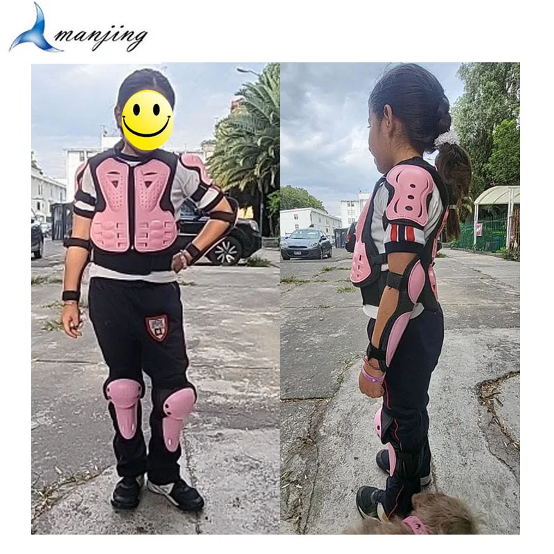 New 3 colors Youth Children Girls and Boys Motorcycle Motocross Riding Racing Body Armor Skating Skiing Snowboarding Protection