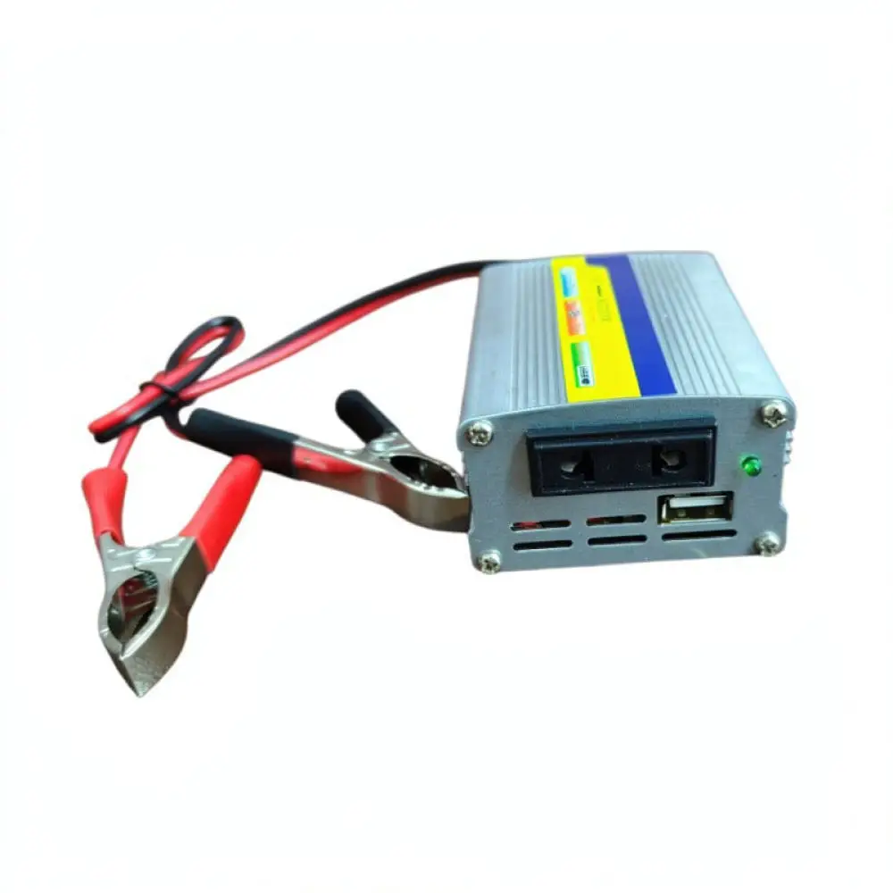 For Baozhiyang Power Inverter 12V To 220V 250W Car Converter EU Socket Adapter Portable Laptop Charger Cooling Fan Travel Tool