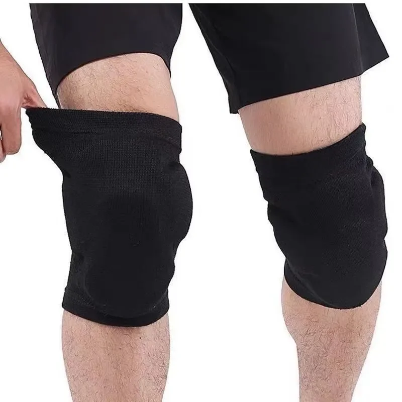 1 Pair Sports Thickening Knee Pad Basketball Volleyball Extreme Sports Kneepad Brace Support Dancing Yoga Elastic Knee Protector