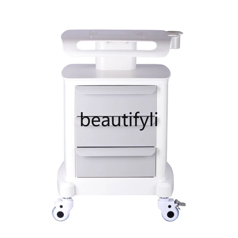 Dental Mobile Side Cabinet Beauty Salon Ultrasonic Knife Instrument Equipment Base Drawer Cart