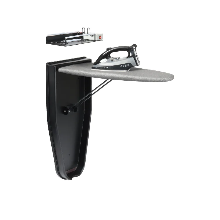 Hotel room safety electric steam iron and heat-resistant folding ironing board