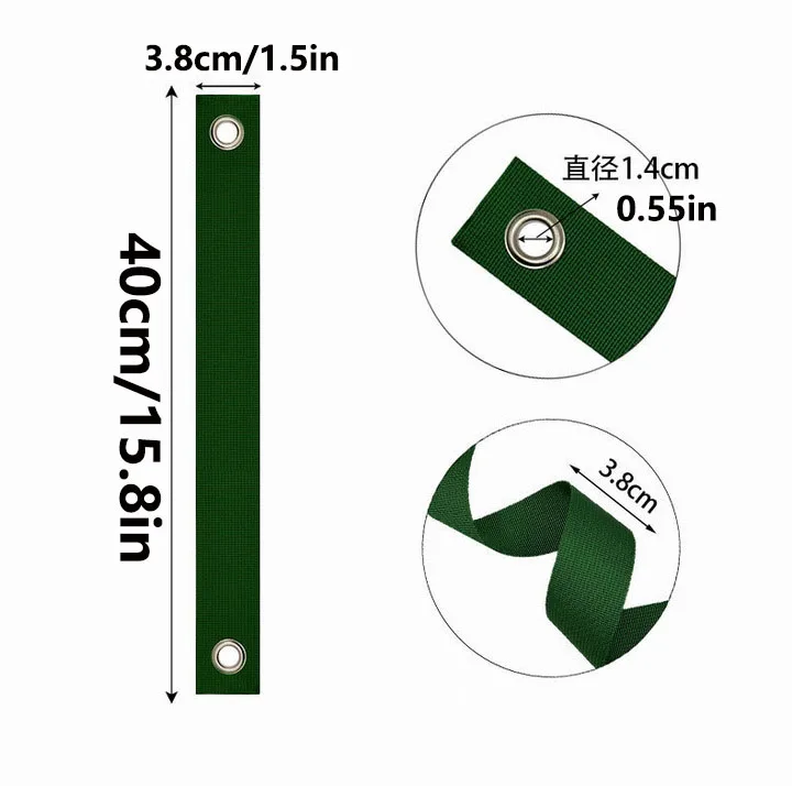 2/6pcs Windproof Tree Belt Anti-Hurricane Stereotyped Nylon Fixed Strap Newly Planted Branch Belt Tree Straightening Supporter