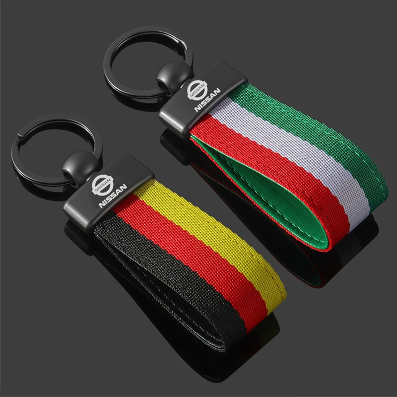 Car Key Chians Keyrings Pendant Gift Accessories For Nissan Almera Altima Juke Livina Murano Navara Qashqai Sylphy X-Trail