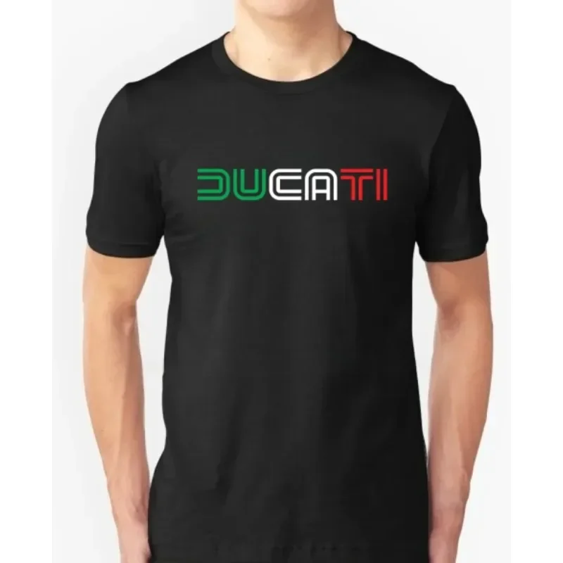 2026New Cotton T Shirt Casual Ducatis Moto GP Racing Motorbike T-shirt Graphic Summer Short Sleeves Men T-shirt Tops ClothingY2K view 2