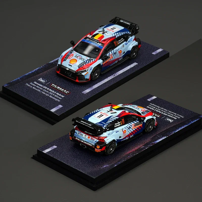 

TW In Stock 1:64 2024 I20 N Rally1 Hybrid Rally Diecast Car Model Collection Miniature Toy Tarmac Works