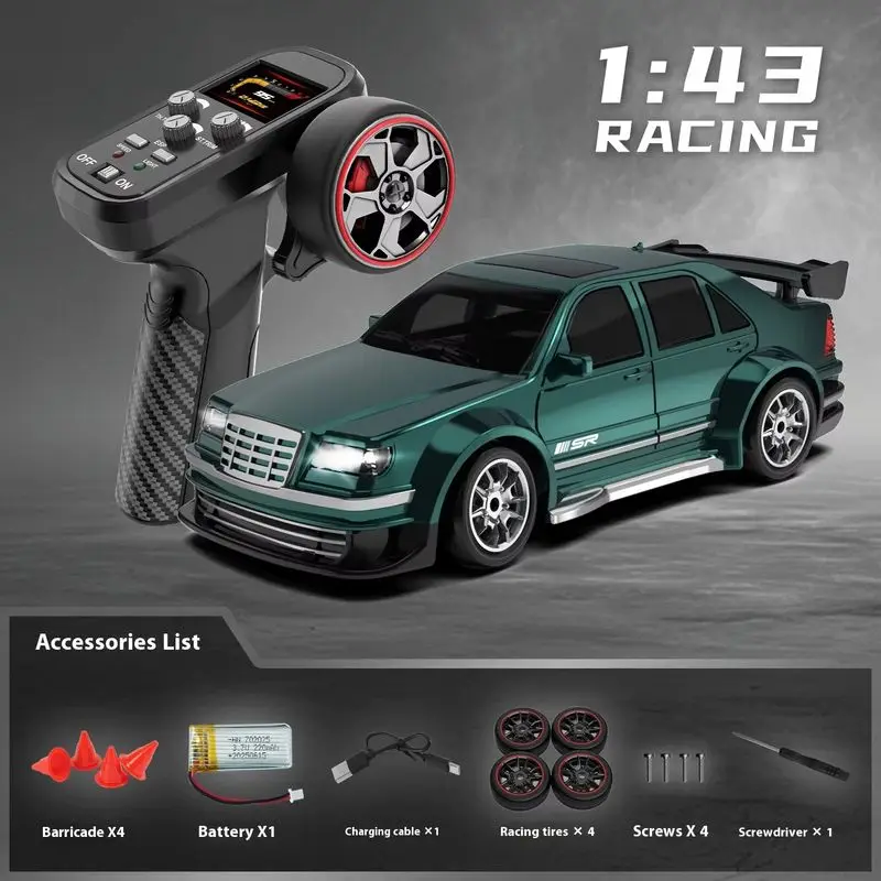 1:43 Scale Remote Control Drift Car Rc Racing Classic Model With Gyroscope 4wd Entry Level Gift Toy For Sports & Outdoors Gift