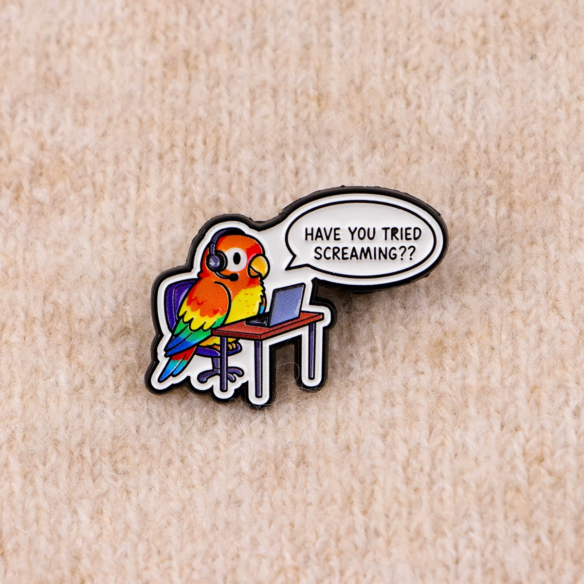 "هل تجرها" الببغاء المينا دبوس التلبيب دبابيس لحقائب الظهر دبابيس للنساء مجوهرات الأزياء اكسسوارات الأصدقاء هدية