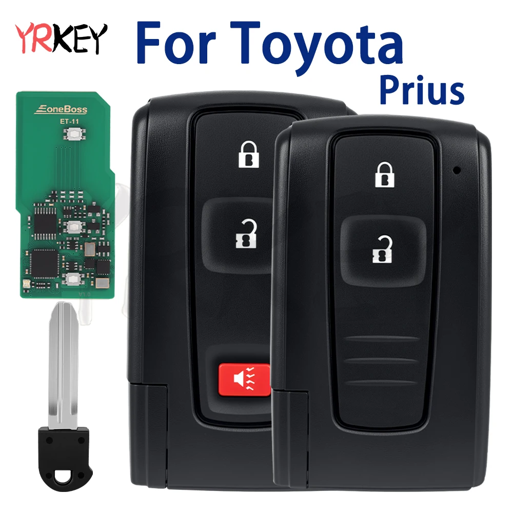 EoneBoss ET‑11 Global Smart Key Fob Support 0030 4D 8A Chip 312MHz-434MHz For Toyota Prius 2004‑2016 Crown 2008‑2014 Car Key