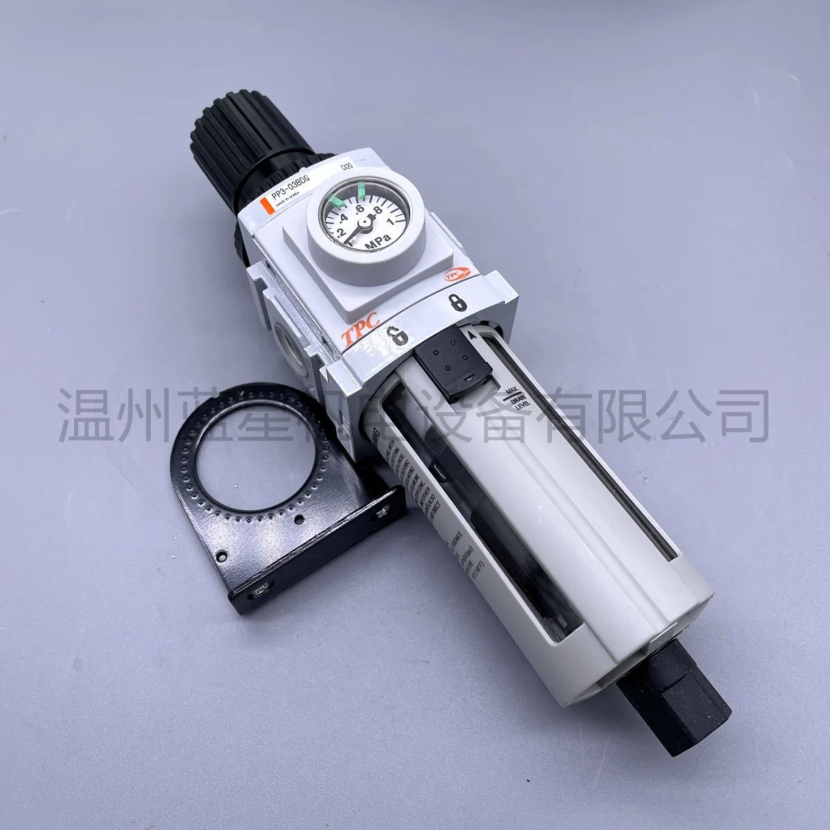 TPC filter pressure reducing valve PP3-03BDG pressure gauge built-in, automatic drainage spot