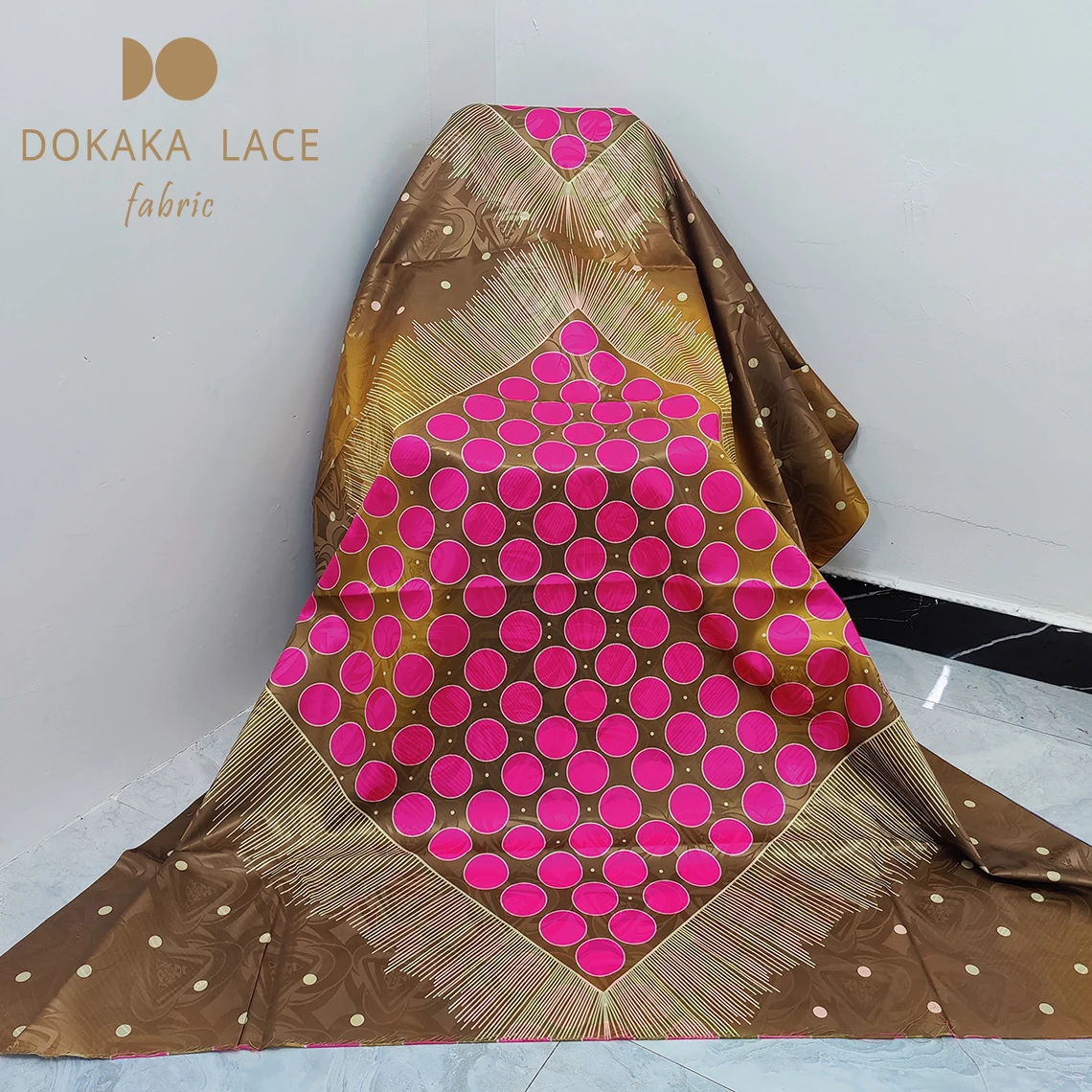 2023 High Quality Guinea Senegal Basin Riche Fabric Jacquard Team Basin Riche Original Women Wedding Dress 100% Cotton Fabrics