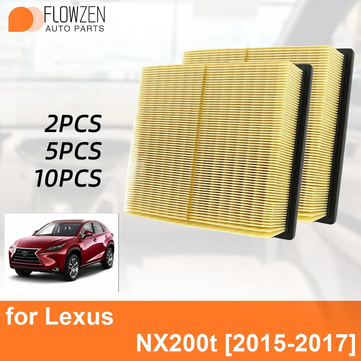 Car Cabin Air Filter for Lexus NX200t 2015-2017 Auto Filters Carbon Fiber CA10755 17801-0P050 17801-0P051 17801-31130