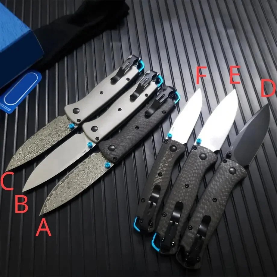 BM 535/533 Pocket Folding Knife S90V Blade Carbon Fiber/Titanium Alloy Handle Portable Outdoor Survival Hunting Cutting Knives