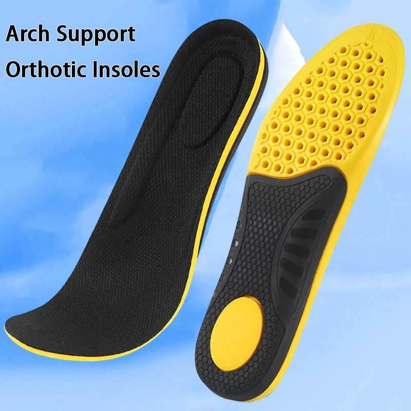 Breathable Arch Support Insoles Unisex Calf outward correction Insoles Shock-Absorbing Sports Insole 1Pair