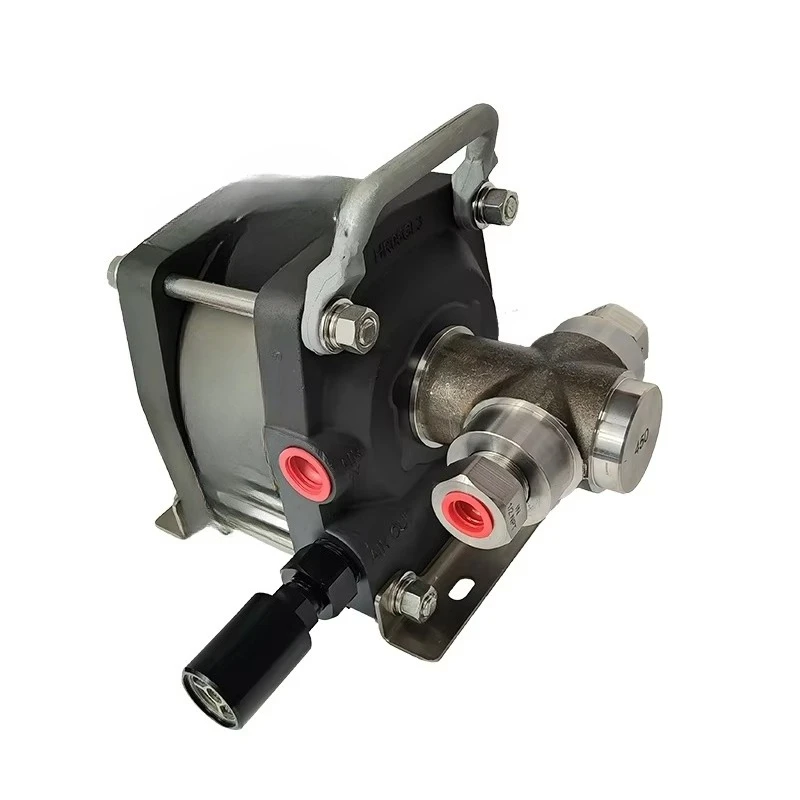 

Заводская поставка жидкостного CO2 насоса с воздушным приводом. Пневматический насос высокого давления для перекачки CO2 и наполнения цилиндров.