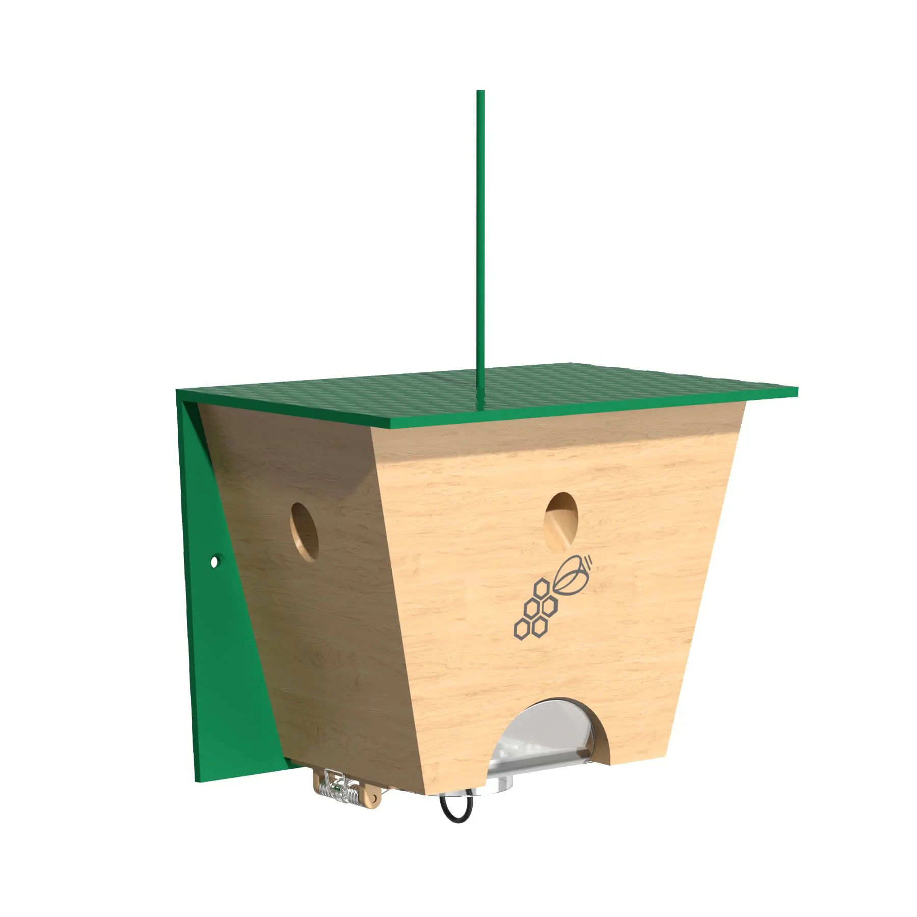 Carpenter Bee Traps for Outside - Carpenter Bee Trap,Turbo Trap 2.0 W/Bee Vault Wood Bee Traps-Carpenter Bee Traps for Outdoors