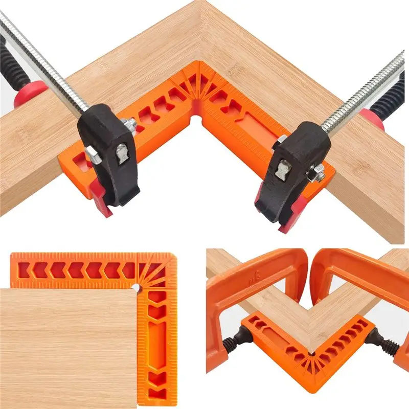 Reliable- Corner Clamp for Woodworking, 90 Degree Positioning Squares, for Picture Frames/Box/Cabinets/Drawers ( 8 Pcs )