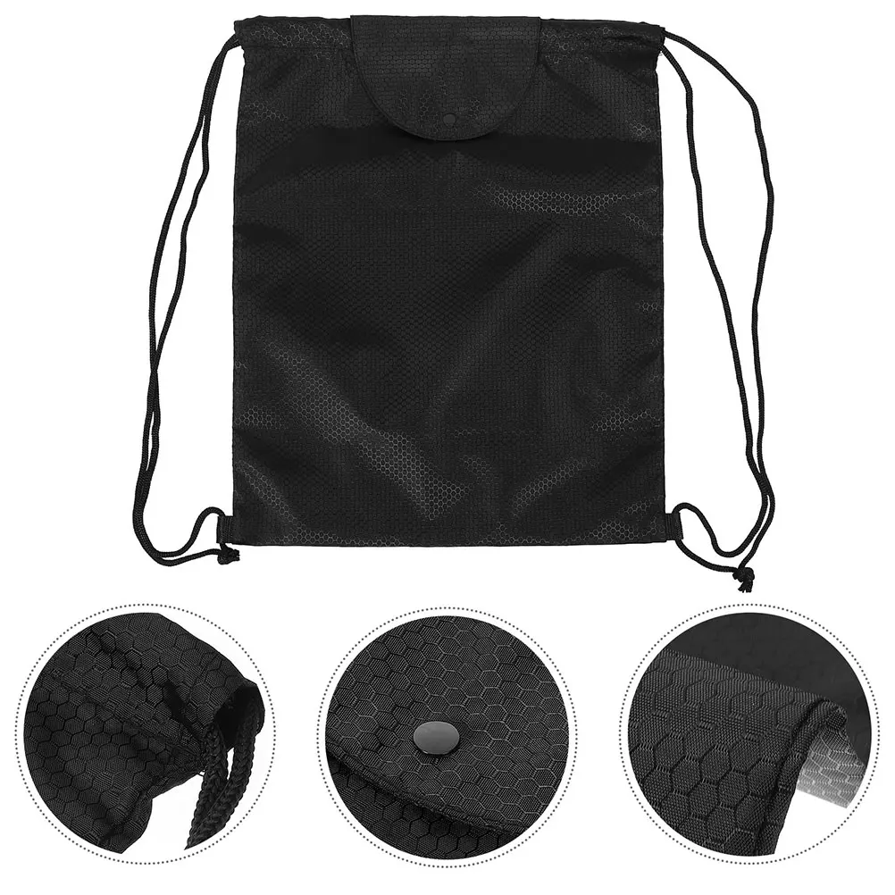 

2pcs Storage Bag Waterproof Drawstring Backpack For Motorcycle Cycling Sports Helmets Travel Gym Use Gear Organizer Half