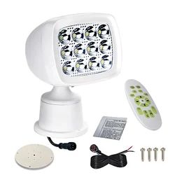 Boat Navigation Light Ship Spotlights Ocean Spotlights Search Lights LED Off Road SUV Wireless Remote Control 340 Degree12-24VDC