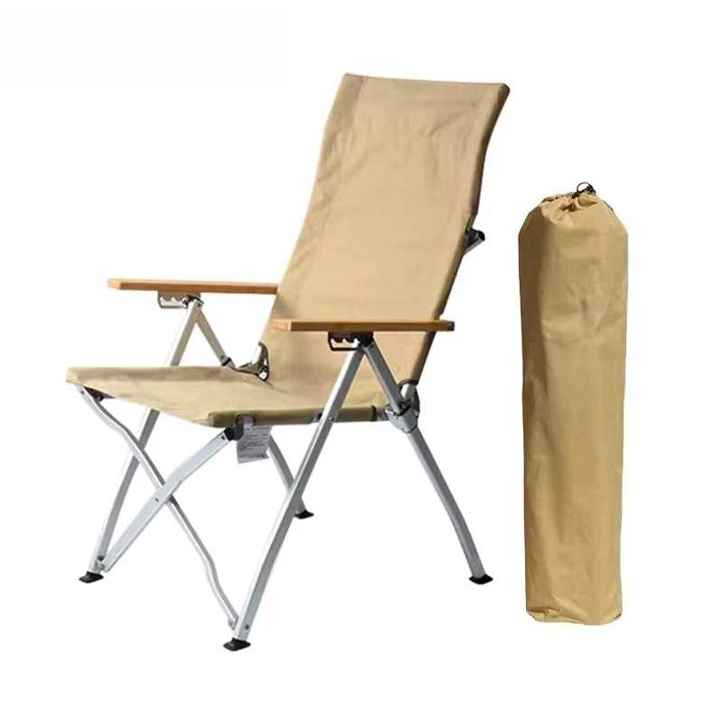 

High Quality 3 Position Adjustable Relax Reclining Chair Lightweight Portable Outdoor Folding Camping Chair