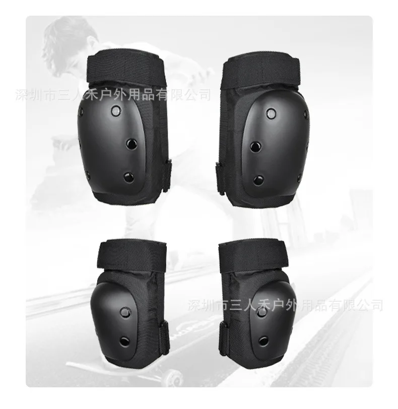 Balance Car Children's Protective Gear 4Pcs Skateboard Protective Gear Skiing Adult Roller Skating Knee And Elbow Protection Set