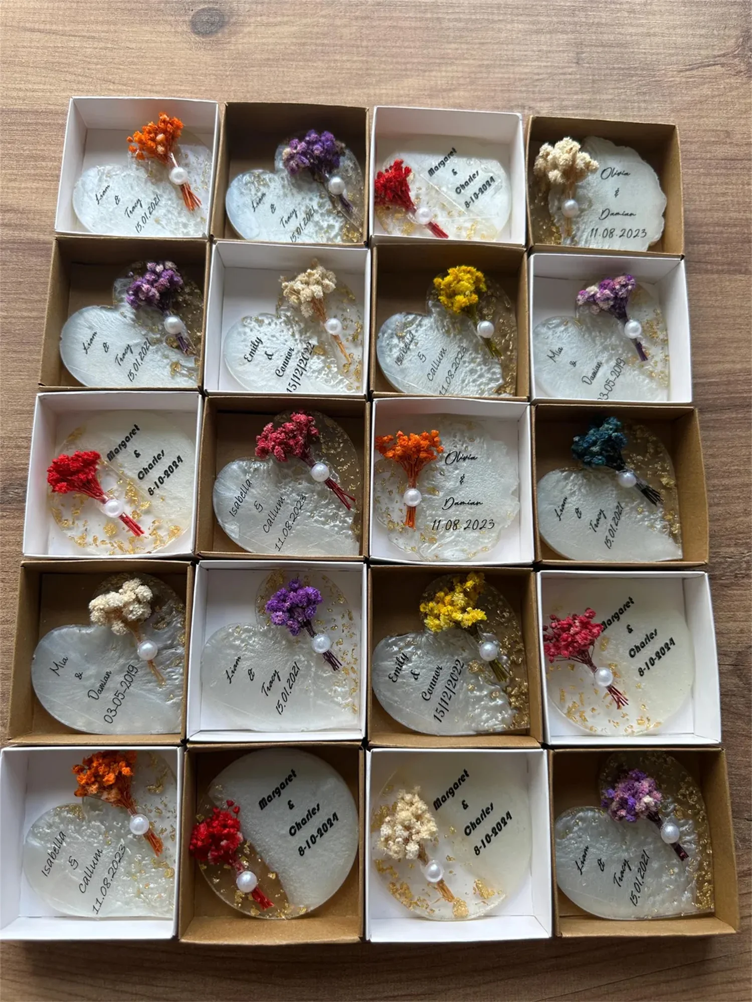 Magnet Souvenir Pernikahan yan - Resin Art Baby ulasan dan harga