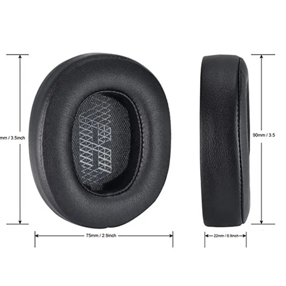 1 Pair Replacement Earmuffs Foam Pad Ear Pads Headphones Accessories Earbuds Cover Ear Cushion for JBL Live 500BT Wireless