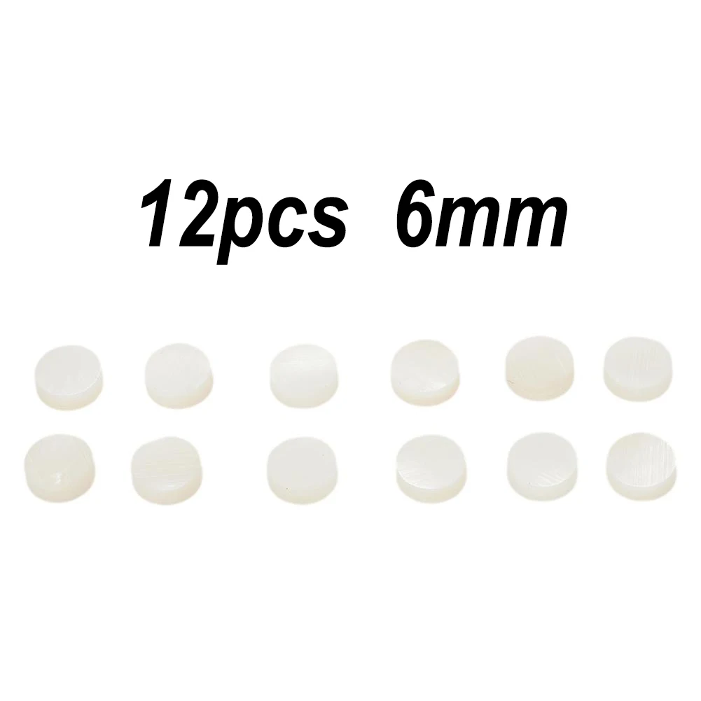 

12PCS Fingerboard Tone Point White Mother Of Pearl Inlay Dots Tone Point 6*2mm Parts For Guitar Bass Ukulele Banjo Mandolin Etc.