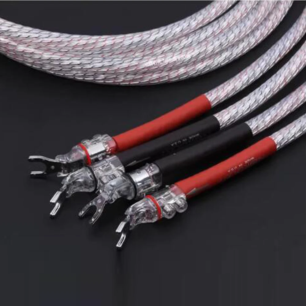 HIFI WBT Y Spade Banaan Luidspreker Connector 7N Nordost Valhalla Audio Luidspreker Audiofiele Kabel voor Versterker